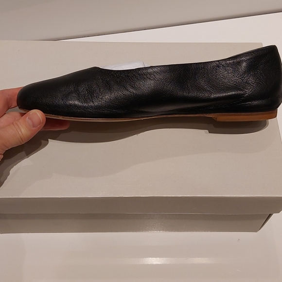 COS Shoes - COS size 37 black leather ballet flats